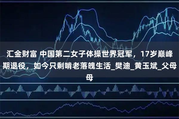 汇金财富 中国第二女子体操世界冠军，17岁巅峰期退役，如今只剩啃老落魄生活_樊迪_黄玉斌_父母